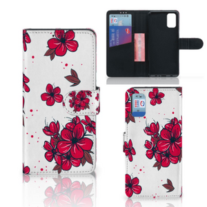 Samsung Galaxy A41 Hoesje Blossom Red