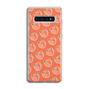 Just peachy: Samsung Galaxy S10 4G Transparant Hoesje