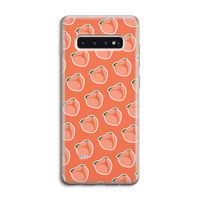 Just peachy: Samsung Galaxy S10 4G Transparant Hoesje