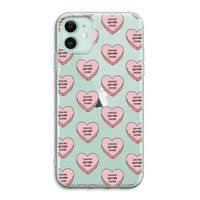 Chicks before dicks: iPhone 11 Transparant Hoesje