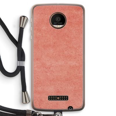 Marrakech Walls: Motorola Moto Z Force Transparant Hoesje met koord