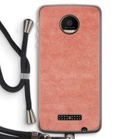 Marrakech Walls: Motorola Moto Z Force Transparant Hoesje met koord