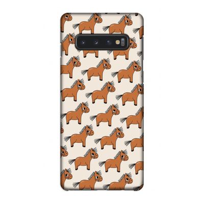 Pony: Samsung Galaxy S10 4G Volledig Geprint Hoesje