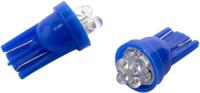 SPAHN steeklamp van glas led lamp t10 as 12v 5w blue w2,1x9,5d