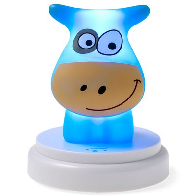 Alecto NAUGHTY COW - LED nachtlampje, koe, blauw