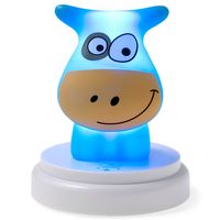 Alecto NAUGHTY COW - LED nachtlampje, koe, blauw