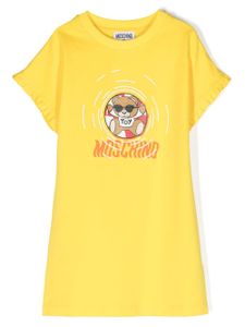 Moschino Kids robe à imprimé Teddy Bear - Jaune