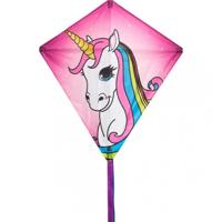 HQ Eddy Unicorn Vlieger Multi 68 X 68 cm HQ Eddy Unicorn Vlieger Multi 68 X 68 cm