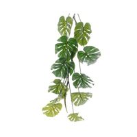Monstera/gatenplant kunstplant slinger - 180 cm - groen