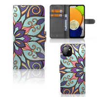 Samsung Galaxy A03 Hoesje Purple Flower