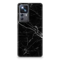 Xiaomi 12T | 12T Pro | TPU | Siliconen hoesje | Marmer Zwart - Origineel Cadeau Vader