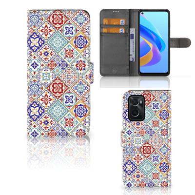 OPPO A76 | A96 | Bookcase | Tiles Color