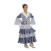 Kostuums voor Kinderen My Other Me Soleá Blauw Flamenco danser Maat 3-4 Jaar