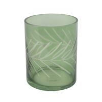 Countryfield theelichthouder vesta groen 14 cm | 12 stuks