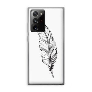 Pluim: Samsung Galaxy Note 20 Ultra / Note 20 Ultra 5G Transparant Hoesje