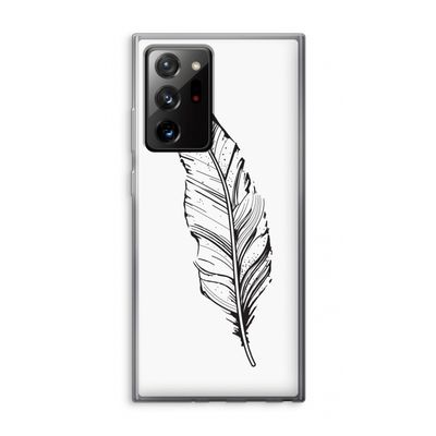 Pluim: Samsung Galaxy Note 20 Ultra / Note 20 Ultra 5G Transparant Hoesje