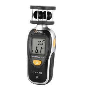 PCE Instruments Windmeter 2.5 tot 105 km/h Met temperatuurmeting