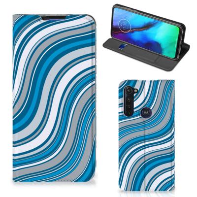 Motorola Moto G Pro | Hoesje met Magneet | Waves Blue