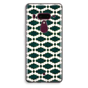 Moroccan tiles: HTC U12+ Transparant Hoesje