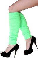 Beenwarmers neon groen Beenwarmers neon groen
