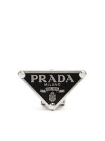 Prada boucle d'oreille à logo triangulaire - Argent - thumbnail