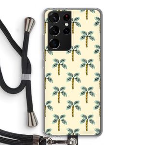 Paradise: Samsung Galaxy S21 Ultra Transparant Hoesje met koord