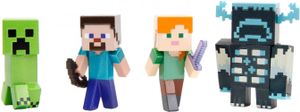 Minecraft - Metal Minifigures 4-pack