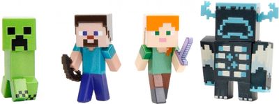 Minecraft - Metal Minifigures 4-pack