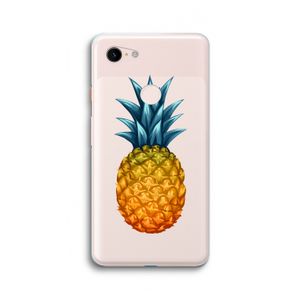 Grote ananas: Google Pixel 3 XL Transparant Hoesje