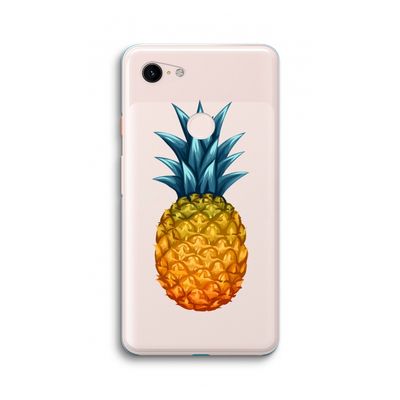 Grote ananas: Google Pixel 3 XL Transparant Hoesje