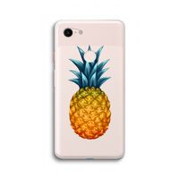 Grote ananas: Google Pixel 3 XL Transparant Hoesje