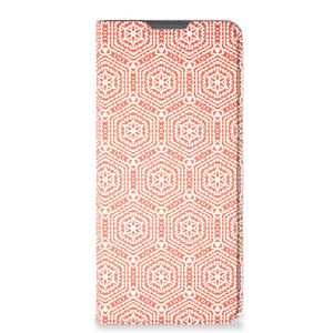 Motorola Moto E32 | Moto E32s Hoesje met Magneet Pattern Orange