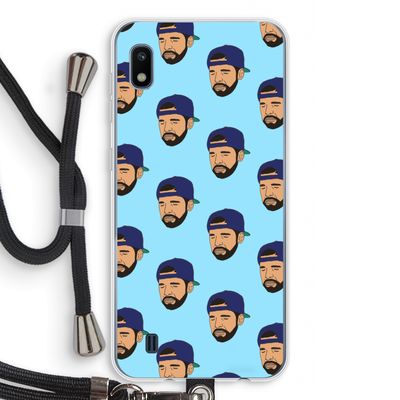 Drake Away: Samsung Galaxy A10 Transparant Hoesje met koord