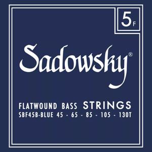 Sadowsky Blue Label SBF 45B St. Flat/Taperwound 45-130 snarenset voor 5-snarige elektrische bas