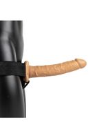 Hollow Strap-on without Balls - 10&apos;&apos; / 24,5 cm - Tan