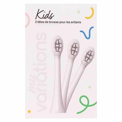 Myvariations Opzetborstels Kids White Pack 3