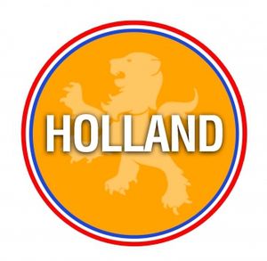 Bierviltjes Holland oranje thema print 100 stuks - Ek/ Wk oranje versiering