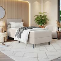 OP=OP Vaste Boxspring Basic | 80 x 200 Beige