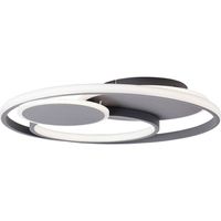 Brilliant G99371/22 Runda LED-plafondlamp LED LED vast ingebouwd Energielabel: F (A - G) 51.5 W Grijs (mat)