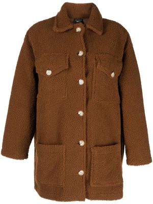 Joshua Sanders manteau à boutonnière - Marron