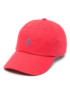 Polo Ralph Lauren casquette en coton à logo Polo Pony brodé - Rouge