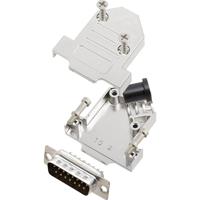 encitech D45NT15-M-DBP-K 6355-0072-02 D-sub male connectorset 45 ° Aantal polen: 15 Soldeerkelk 1 set(s)