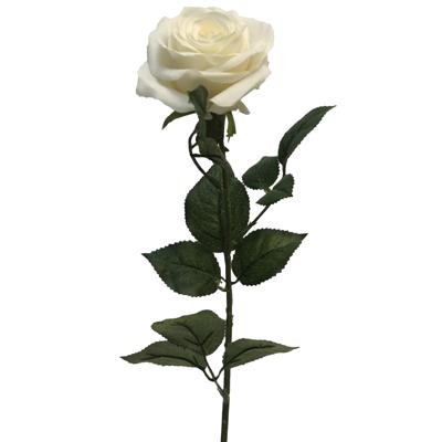 Kunstbloem Roos Dijon - 64 cm - creme - zijde - kunstbloemen Kunstbloem Roos Dijon - 64 cm - creme - zijde - kunstbloemen