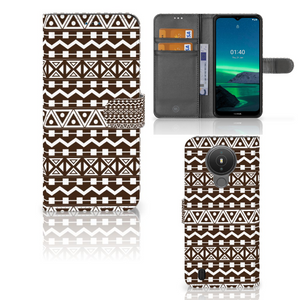 Nokia 1.4 Telefoon Hoesje Aztec Brown