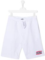 DSQUARED2 KIDS short de jogging à logo imprimé - Blanc - thumbnail