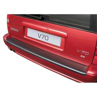 Bumper beschermer passend voor Volvo V70 1996-2000 (voor gespoten bumpers) Zwart GRRBP415