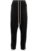 Rick Owens Tecuatl stretch-cotton track pants - Noir