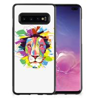 Samsung Galaxy S10+ | Bumper Hoesje | Lion Color