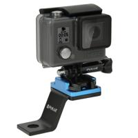 PULUZ vaste metaal motorfiets houder Mount voor GoPro HERO 7 / 6 / 5 / 5 session / 4 session / 4 / 3+/ 3 / 2 / 1 , Xiaoyi nl andere actie Cameras(bl