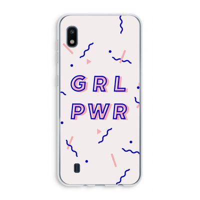 GRL PWR: Samsung Galaxy A10 Transparant Hoesje